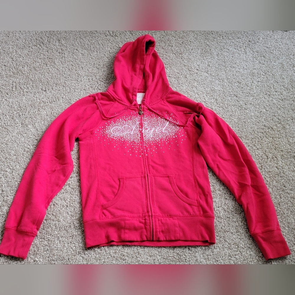 Angel zipup hoodie size M